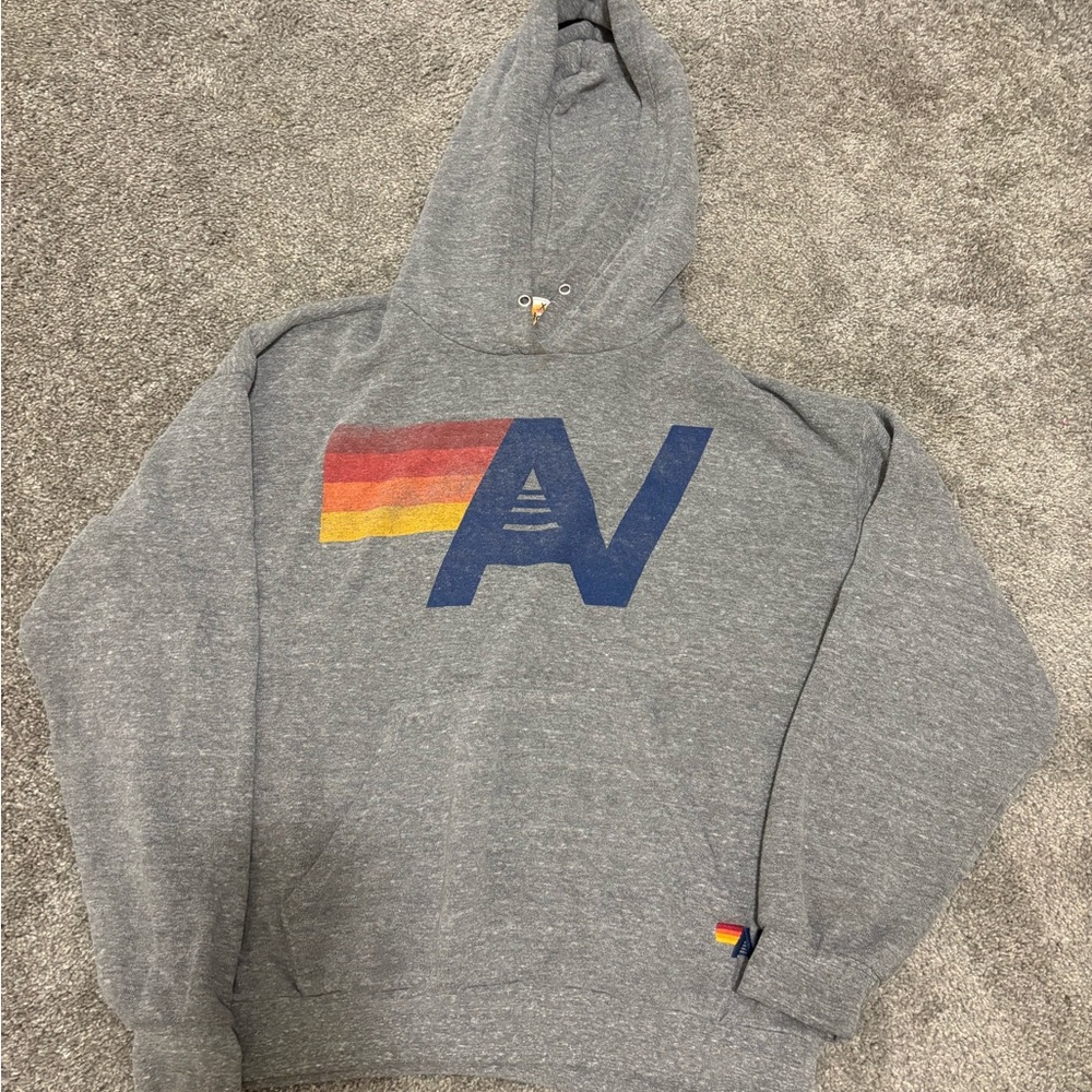 Aviator Nation Heather Gray Hoodie